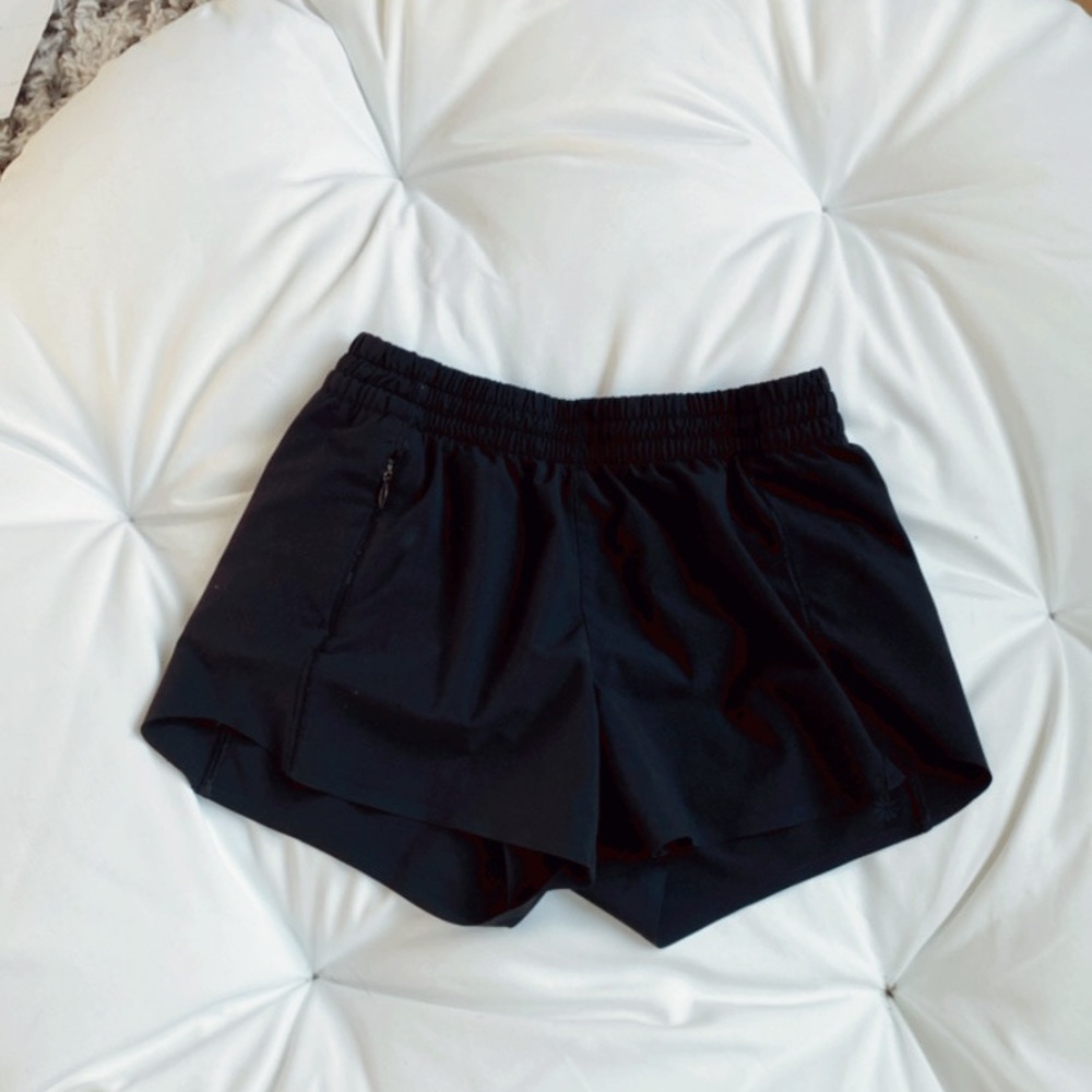 Athleta Girl black 3” shorts
